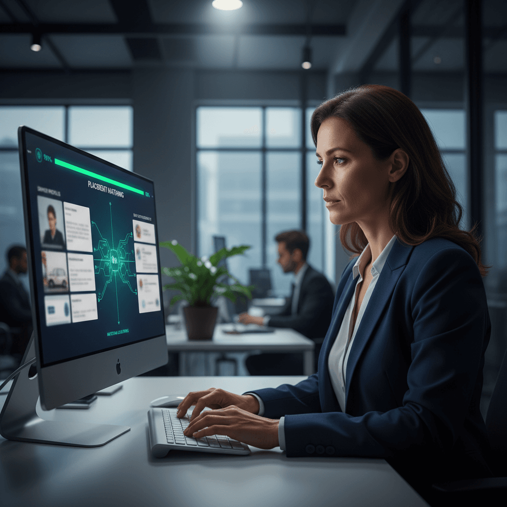 Driver and employer profile matching process